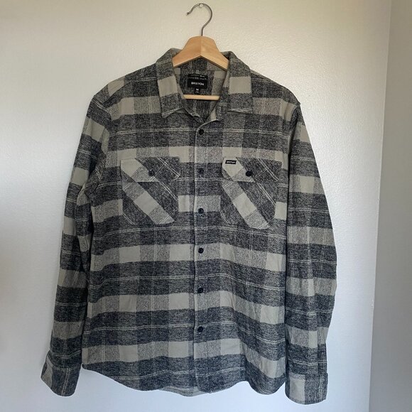 Brixton Bowery Heavyweight L/S Flannel - Picture 1 of 3